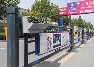 江蘇宿遷埠子鎮市政道路護欄