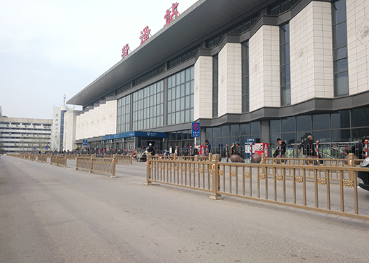 山東菏澤高鐵站路段
